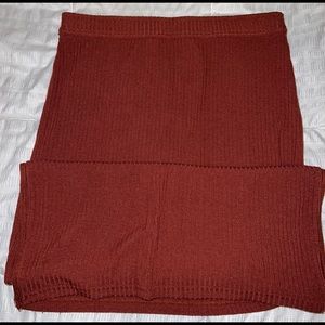 Abercrombie Sweater Ribbed Midi Skirt